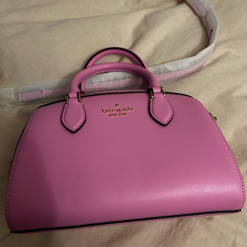 Kate Spade Vibrant Pink Dolly Duffle Satchel